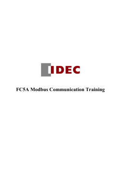 FC5A Modbus Communication Training
