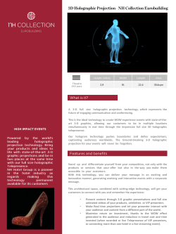 A 3-D full size holographic projection technology, which represents