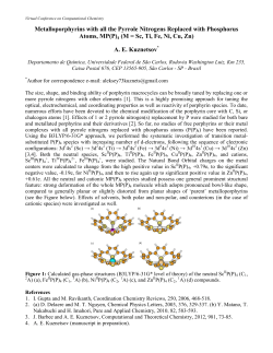 Metalloporphyrins with all the Pyrrole Nitrogens Replaced with