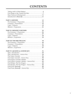 Teacher Sample - Memoria Press