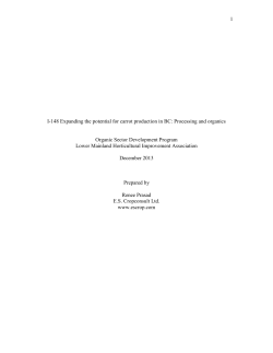 I-148 Carrot Varieties Final Report