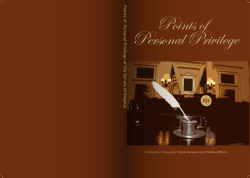 Points of Personal Privilege: A Collection of Essays by Virginia