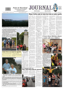 to - Point and Shoreland Journal