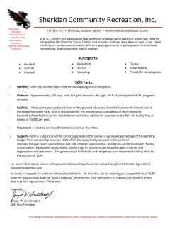Sheridan Community Recreation, Inc.