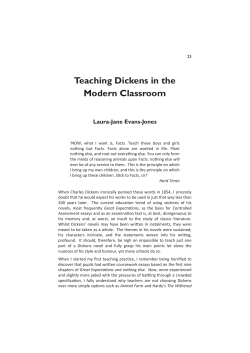 Teaching Dickens in the Modern Classroom