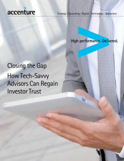Closing the Gap How Tech-Savvy Advisors Can Regain