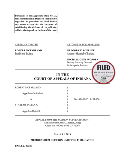 Robert McFarland v. State of Indiana