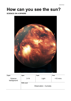Science on a Sphere - National Science and Media Museum