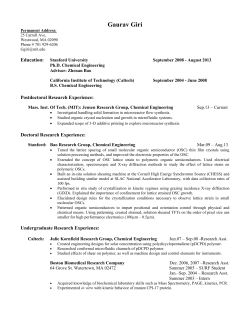 cv - MIT Engineering PhDs and Postdocs