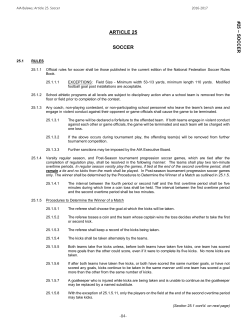 article 25 soccer