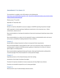 Amendment 11 to Annex 14