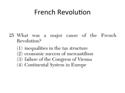 the French Revolution