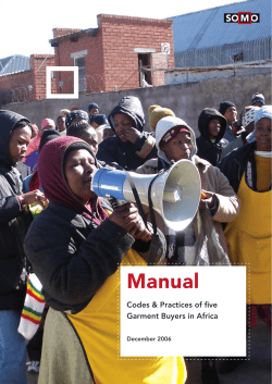 Manual - Clean Clothes Campaign