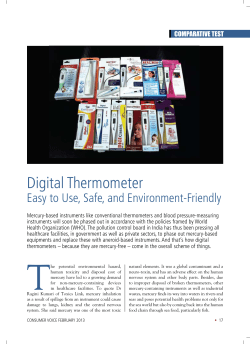 Digital thermometer - Department of Consumer Affairs