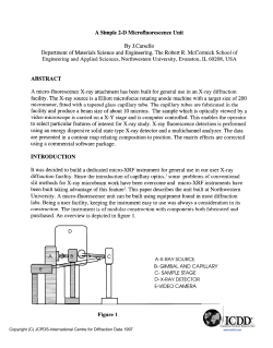 A Simple 2-D Microfluorescence Unit