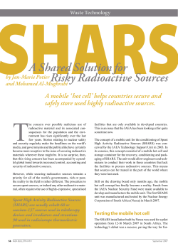 A Shared Solution for Risky Radioactive Sources