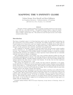 Mapping the V-infinity Globe - Ryan P. Russell, Aerospace