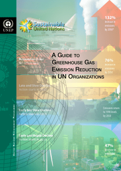 A Guide to Greenhouse Gas Emission
