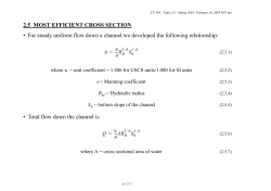 PDF Presentation - Computational Hydraulics Laboratory