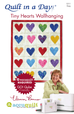 Tiny Hearts Wallhanging