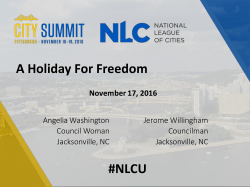 A Holiday For Freedom #NLCU