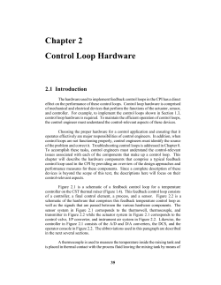 Chapter 2 Control Loop Hardware