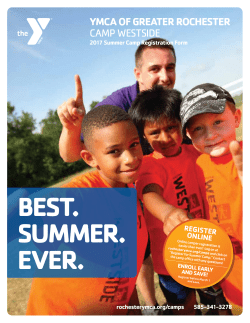 Westside Registration 2017 - YMCA Camps