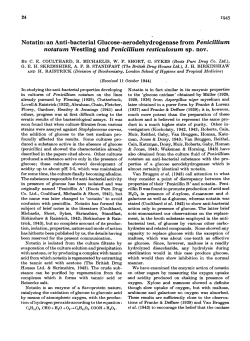 Notatin: an Anti-bacterial Glucose