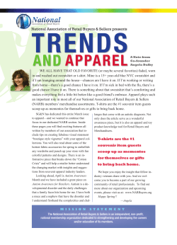 And APPAreL - National Association of Retail Buyers