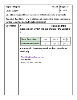 A ______ ______ is an algebraic expression in which the exponent