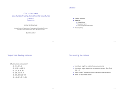 Sequences