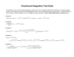 Charlwood Integration Test Suite
