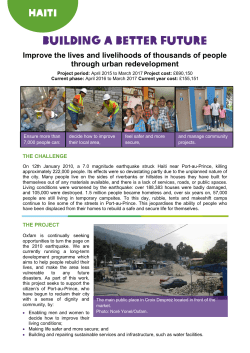 Building a better future