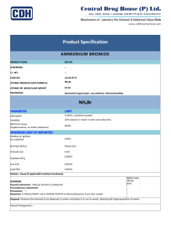 Product Specification NH4Br
