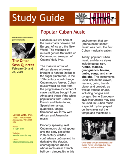 Sosa Cuban Music guide