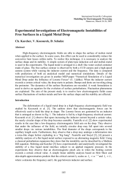 Experimental Investigations of Electromagnetic Instabilities