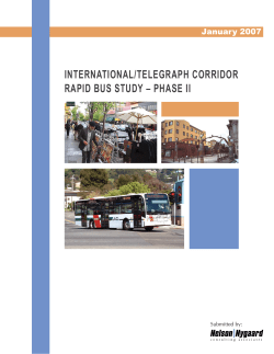 Rapid Bus Study Phase II