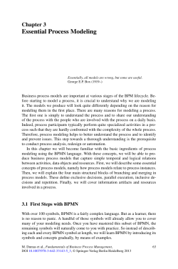 Essential Process Modeling