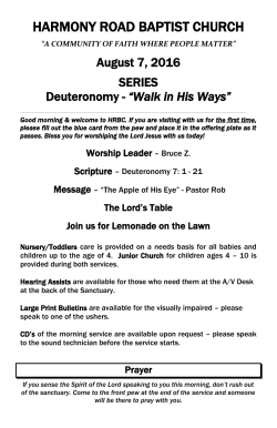 Bible Study: John 3: 1 &ndash; 17 - Harmony Road Baptist Church