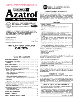 Azatrol Specimen Label