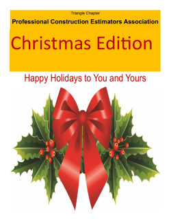 Christmas Edition 2016 - PCEA