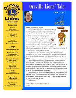 Orrville Lions` Tale - Orrville Lions Club