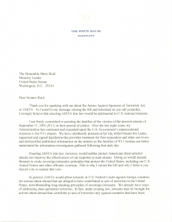 or JASTA. As I noted in my message vetoing the bill and reiterated