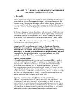 2006 platform - The Indiana Republican Party