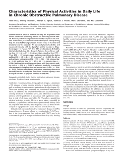 Characteristics of Physical Activities in Daily Life in