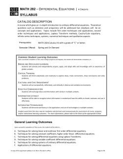 syllabus - San Juan College Academic Catalog