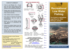 Recreational Low Water Fishing