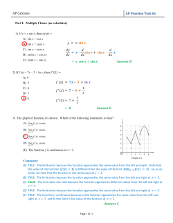 AP Calculus AB