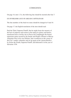 corrigenda - Johns Hopkins University Press