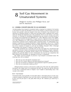 Soil Gas Movement in Unsaturated Systems
